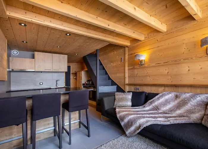 Val Thorens-cosy Duplex Avec Vue Silveralp דירה ואל טורנס