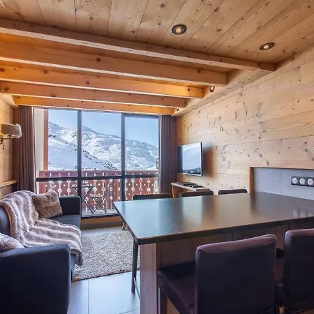 公寓 Val Thorens-cosy Duplex Avec Vue Silveralp 瓦托伦斯